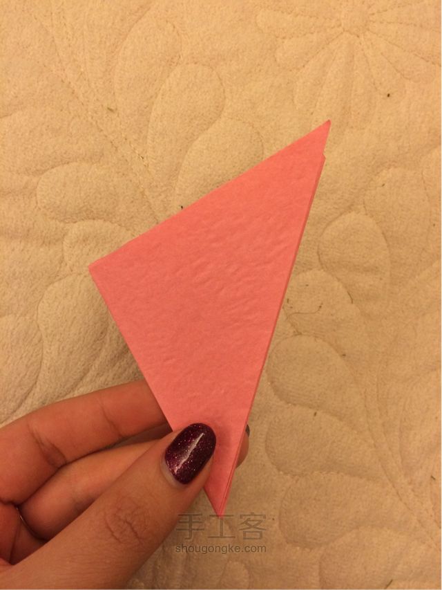手工纸花 康乃馨制作教程 第5步