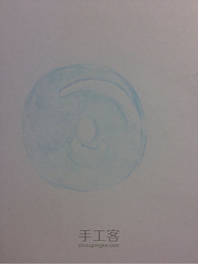 珊瑚绘画课堂_彩铅宝石首饰画篇 第2步