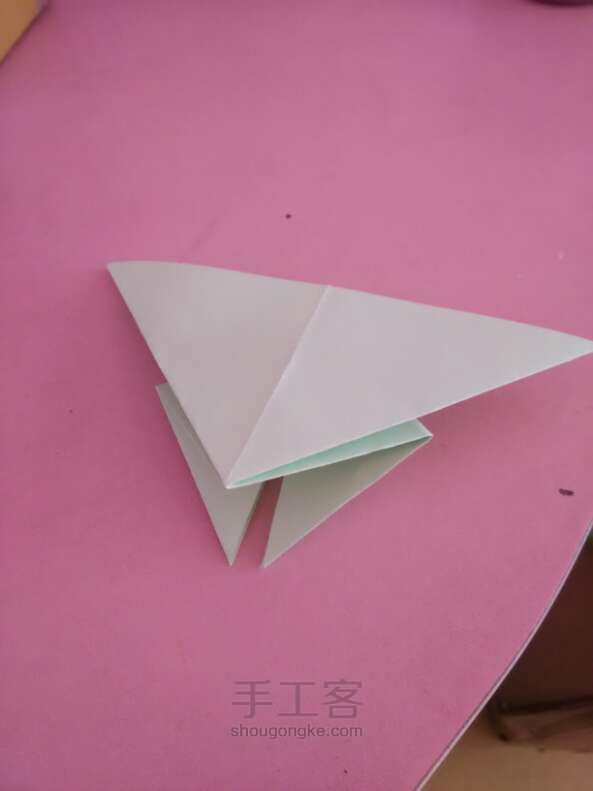 简单折纸蝴蝶教程 第6步