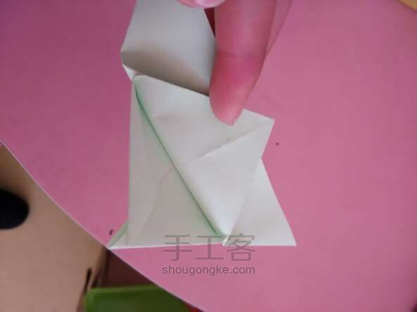 简单折纸蝴蝶教程 第8步