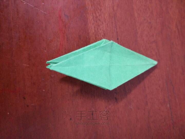 超简单纸玫瑰折纸教程 第27步