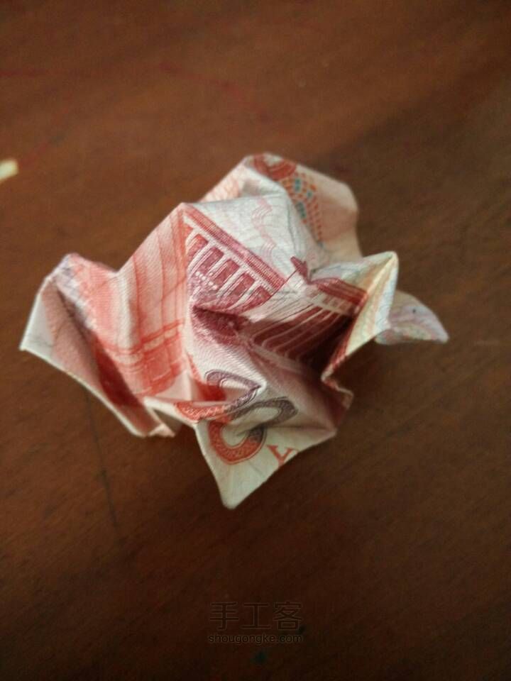 金钱定情玫瑰折纸教程 第31步