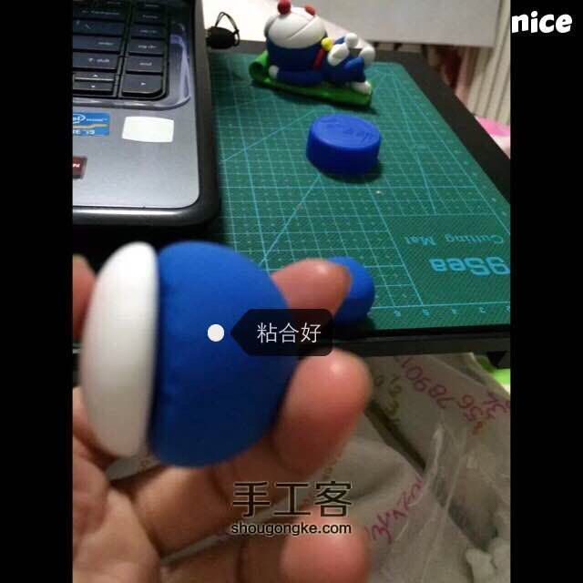 圣诞哆啦A梦制作教程 第5步