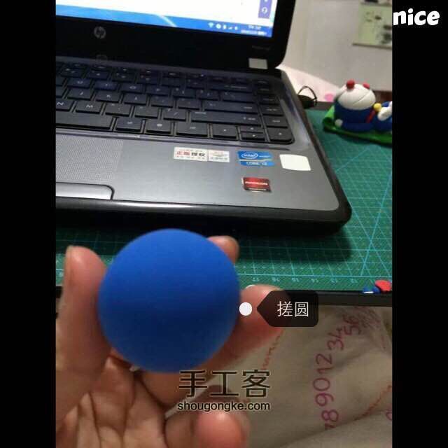 圣诞哆啦A梦制作教程 第1步