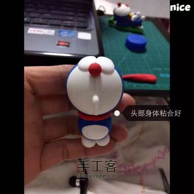 圣诞哆啦A梦制作教程 第14步