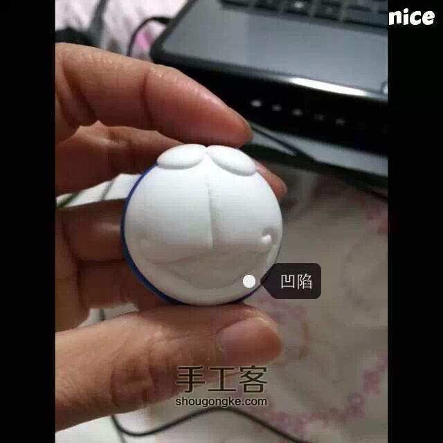 圣诞哆啦A梦制作教程 第19步