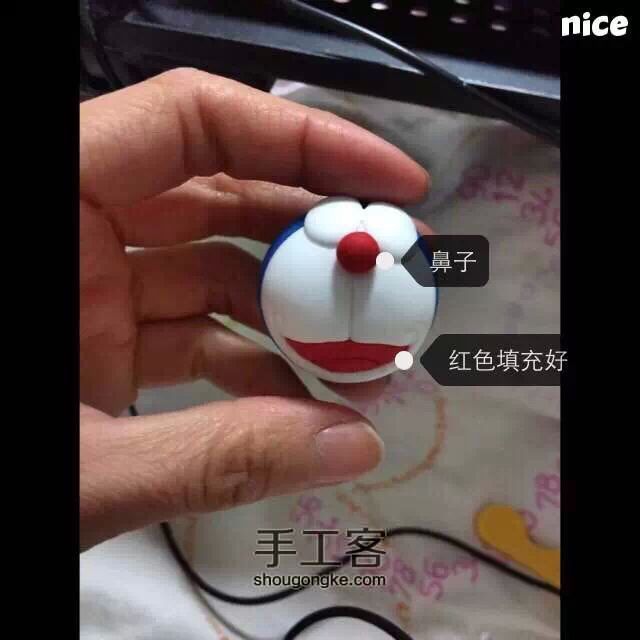 圣诞哆啦A梦制作教程 第20步