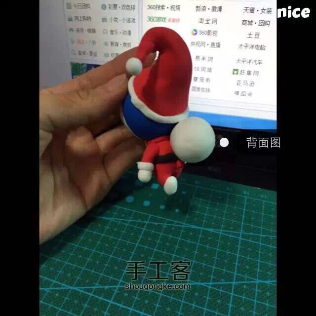 圣诞哆啦A梦制作教程 第32步