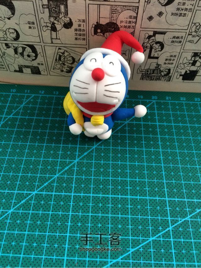 圣诞哆啦A梦制作教程 第34步