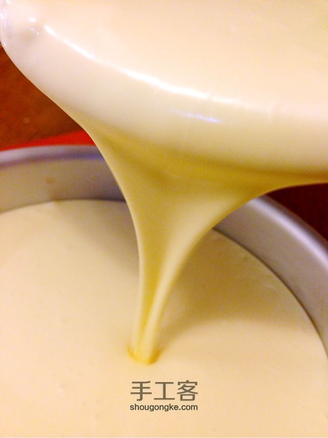 山谷家——轻乳酪芝士蛋糕制作教程 第8步