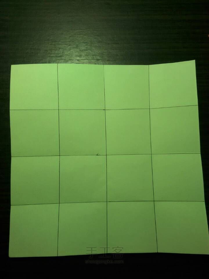 玫瑰纸鹤折纸教程（修改版） 第3步
