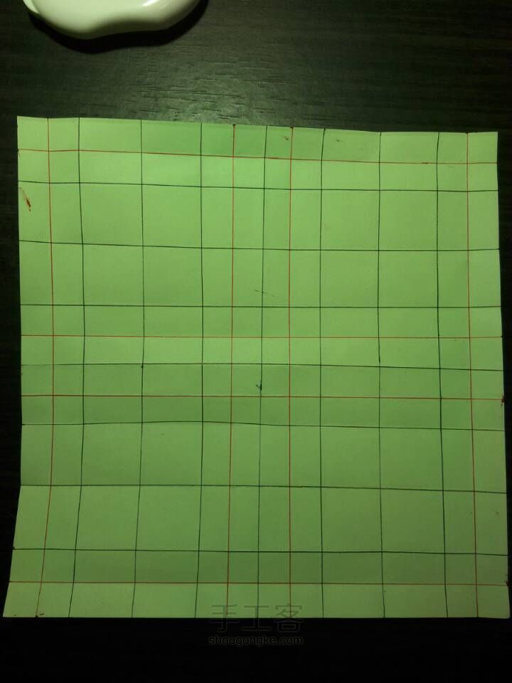 玫瑰纸鹤折纸教程（修改版） 第5步