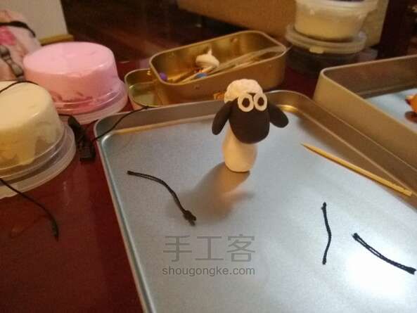 【囧囧】超轻粘土——小羊 第10步