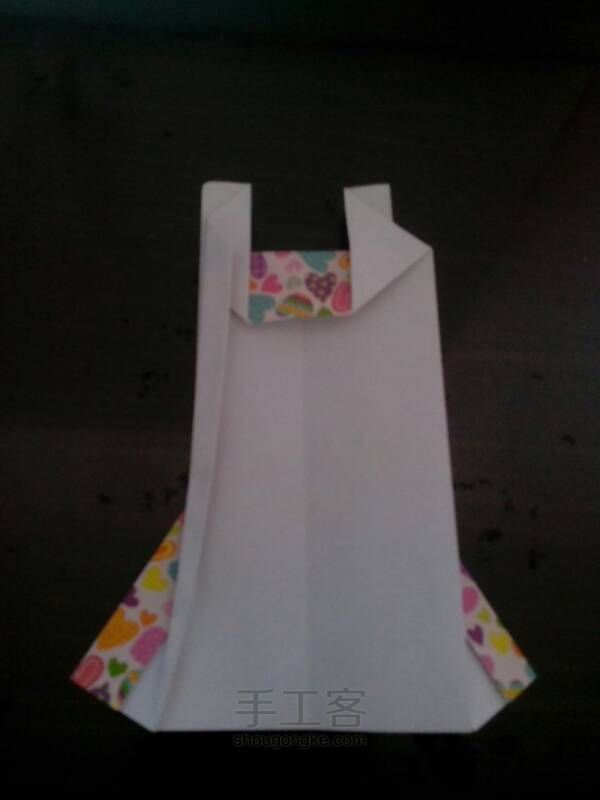 折纸吊带裙 第17步
