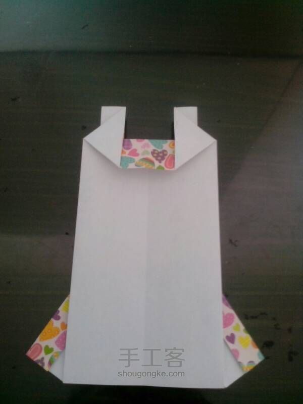 折纸吊带裙 第16步