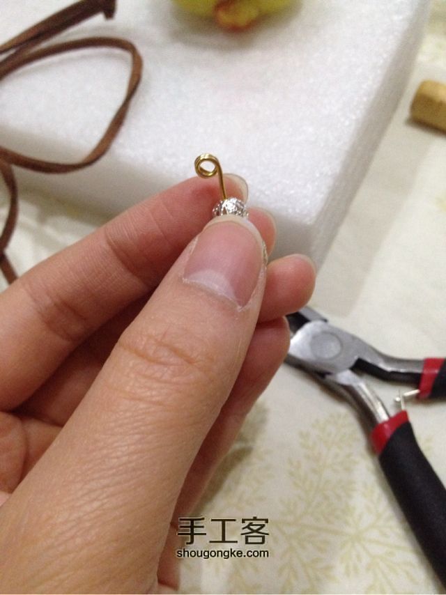 【羊毛毡车挂饰】寂寞的鸭子 第13步