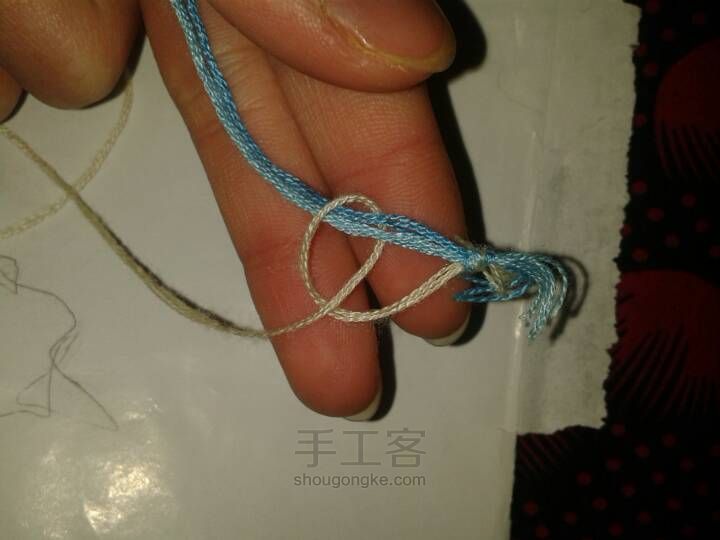 杯链，手链制作教程 第3步