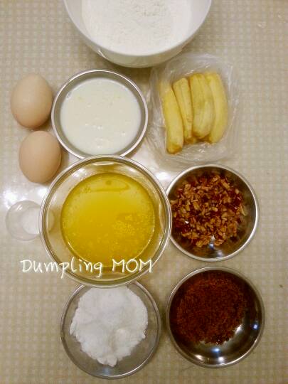 【Dumpling MOM】能量蛋糕香蕉红枣蛋糕 第1步