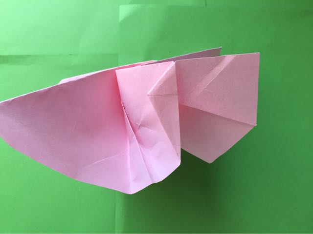 佐藤二重螺旋玫瑰折纸制作教程 第30步