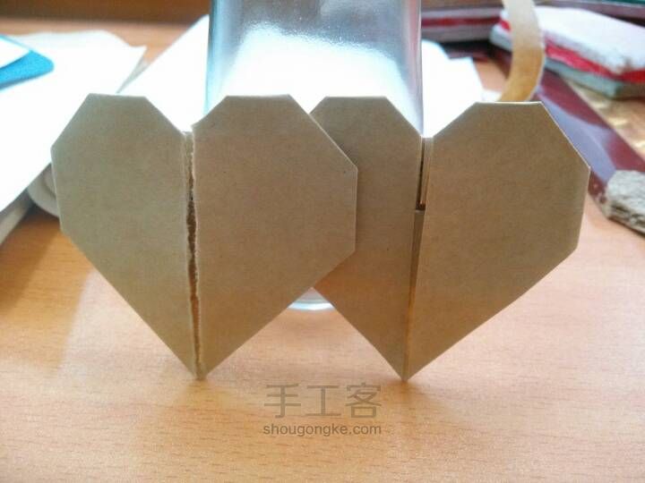 表白利器|心心相印 一张纸折两颗心❤是一个书签一封信一个故事 第1步