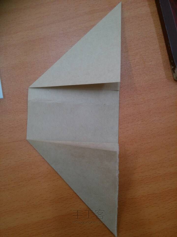 表白利器|心心相印 一张纸折两颗心❤是一个书签一封信一个故事 第4步