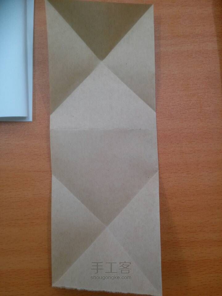 表白利器|心心相印 一张纸折两颗心❤是一个书签一封信一个故事 第5步