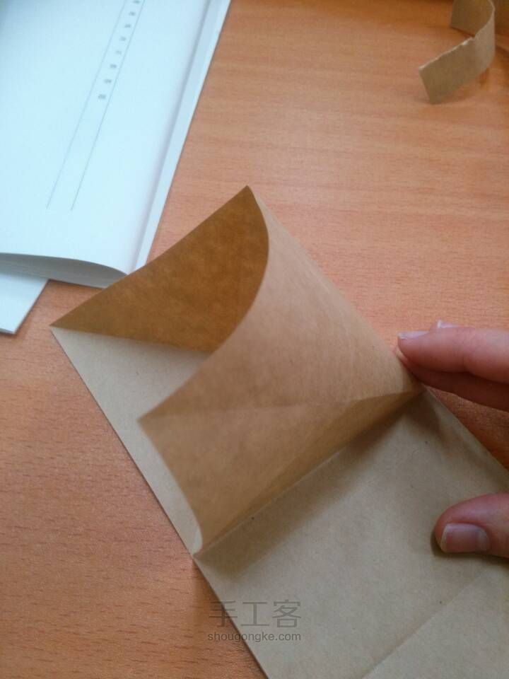 表白利器|心心相印 一张纸折两颗心❤是一个书签一封信一个故事 第9步