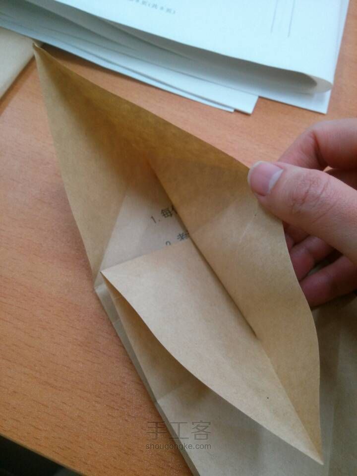 表白利器|心心相印 一张纸折两颗心❤是一个书签一封信一个故事 第13步