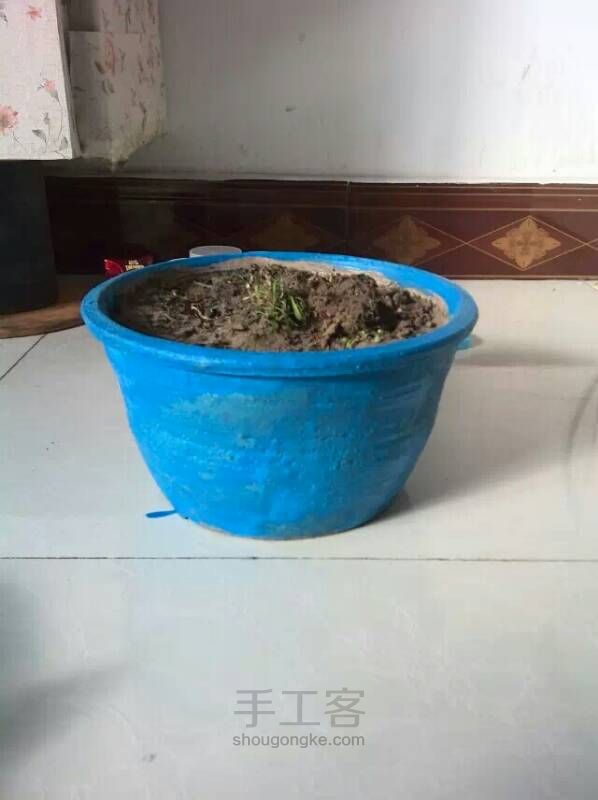 花盆变身 儿童手绘 第4步