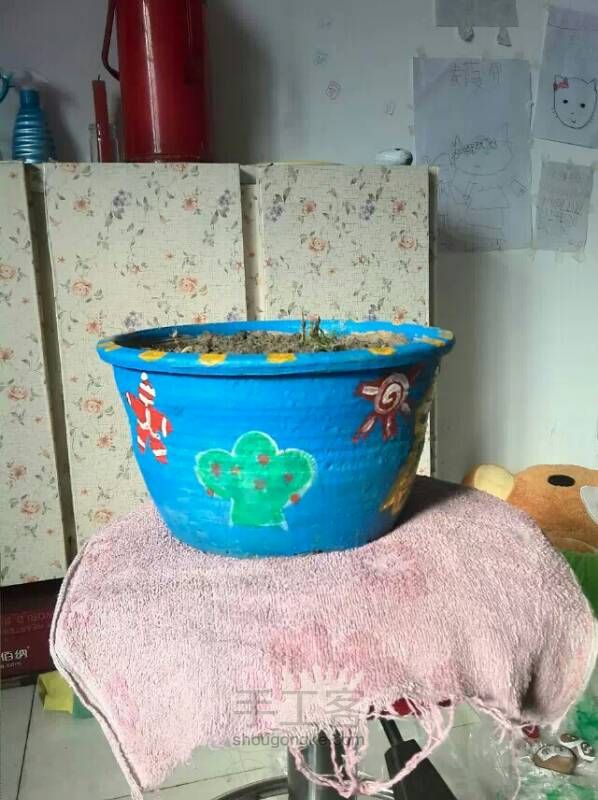 花盆变身 儿童手绘 第9步