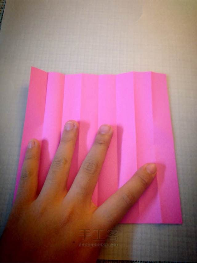 川崎玫瑰 折纸教程 第8步