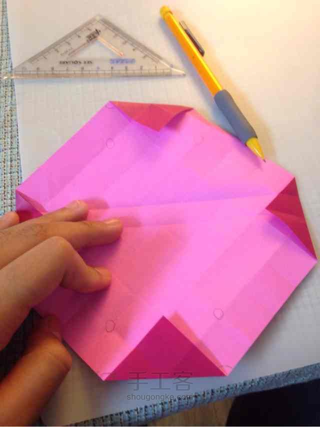 川崎玫瑰 折纸教程 第19步