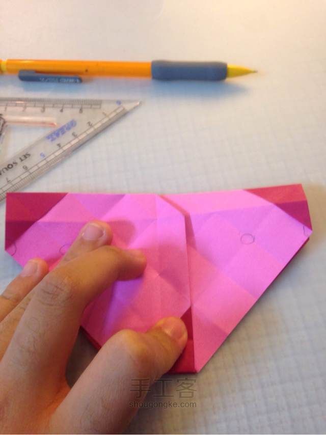 川崎玫瑰 折纸教程 第39步