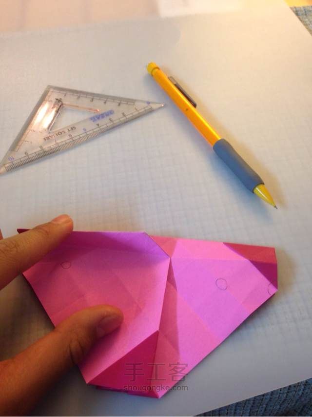 川崎玫瑰 折纸教程 第41步