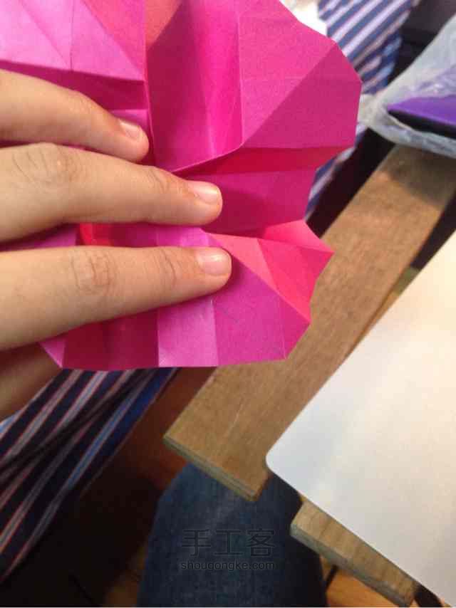 川崎玫瑰 折纸教程 第51步