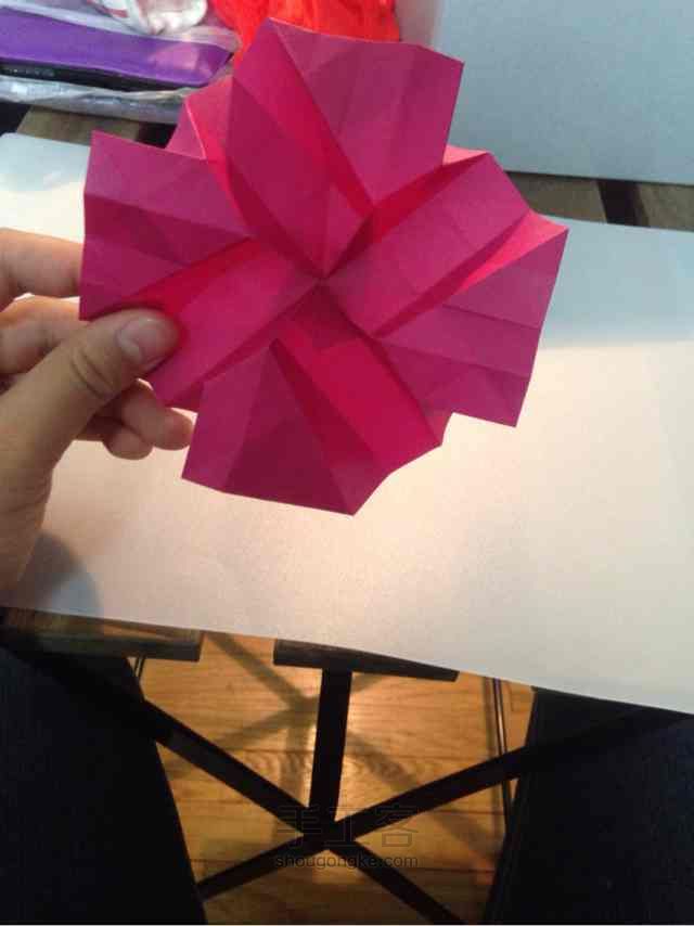 川崎玫瑰 折纸教程 第54步