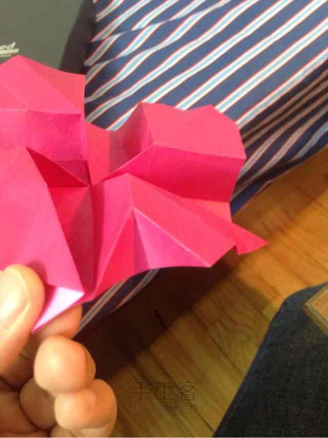 川崎玫瑰 折纸教程 第52步