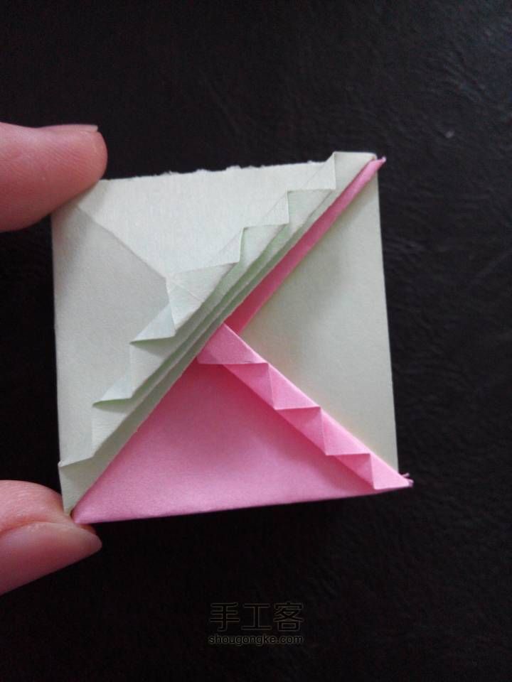 美哒哒小盒子折纸教程~~(○ω○) 第28步