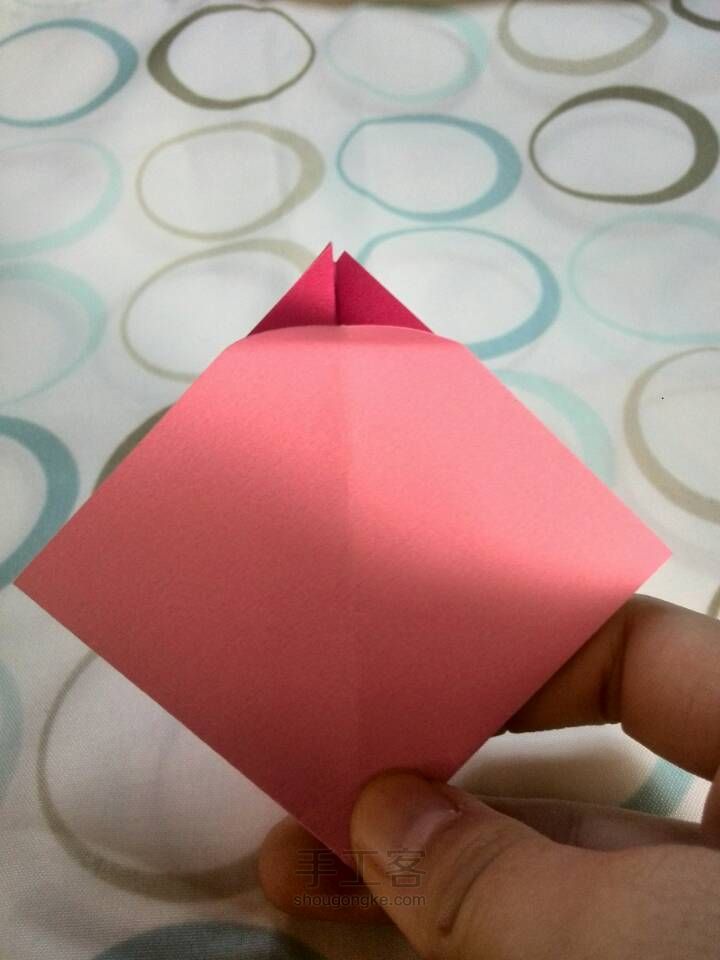 简易叠个盒子 纸艺教程 第7步