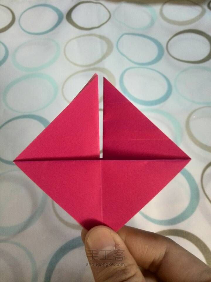 简易叠个盒子 纸艺教程 第9步
