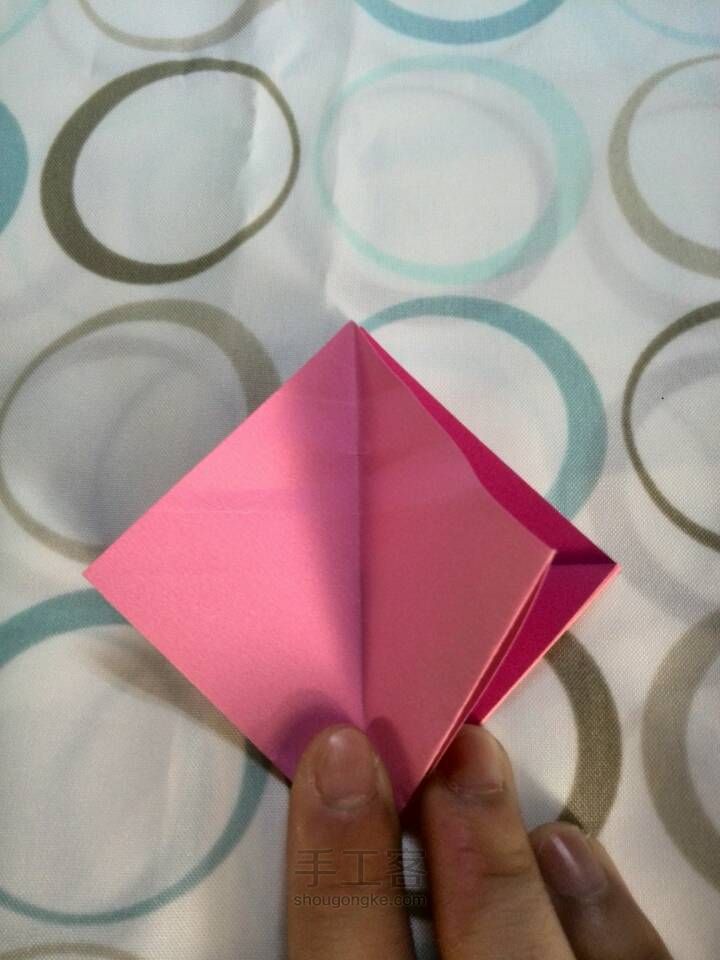 简易叠个盒子 纸艺教程 第10步