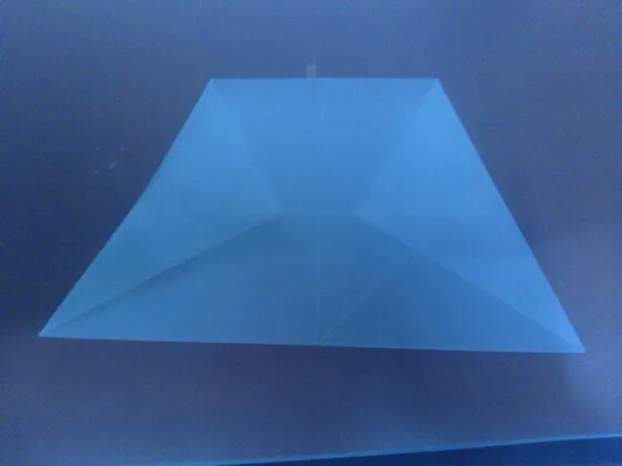折纸——纸折雪花 第5步