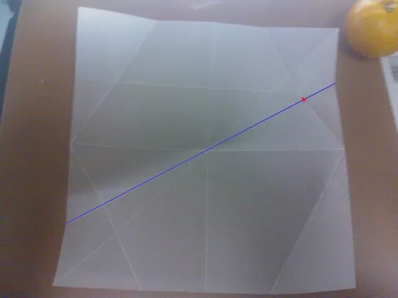 折纸——纸折雪花 第6步