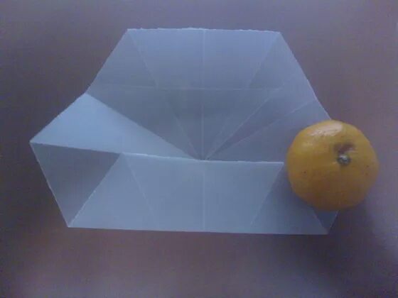 折纸——纸折雪花 第13步