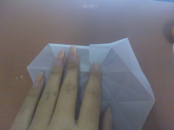 折纸——纸折雪花 第17步