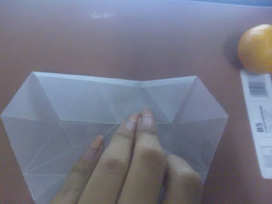 折纸——纸折雪花 第16步