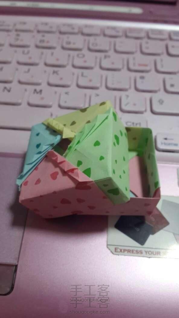 美哒哒小盒子折纸教程~~(○ω○)