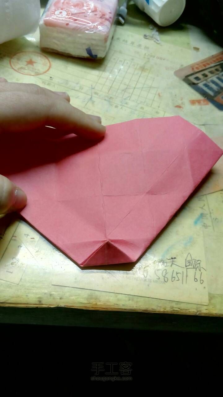 玫瑰花🌹折纸教程 第11步