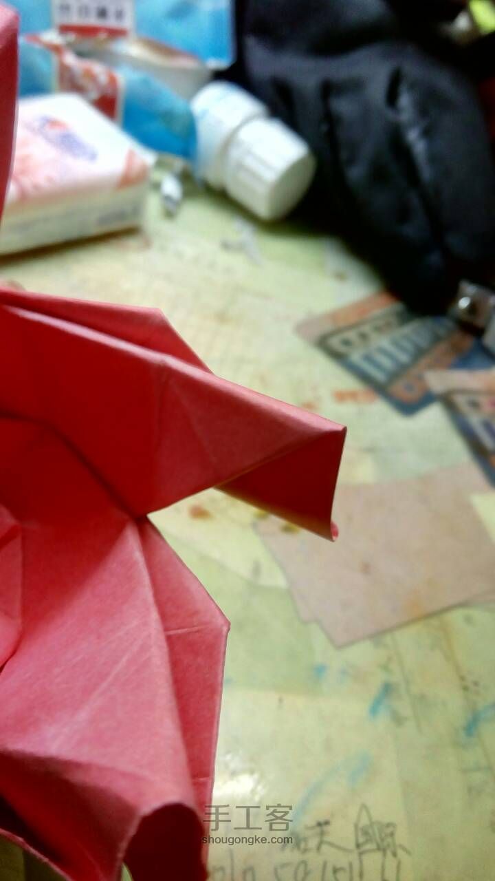 玫瑰花🌹折纸教程 第27步