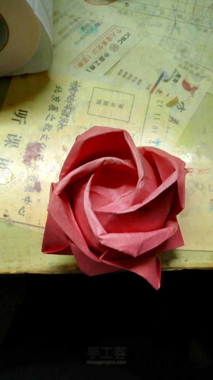 玫瑰花🌹折纸教程 第39步